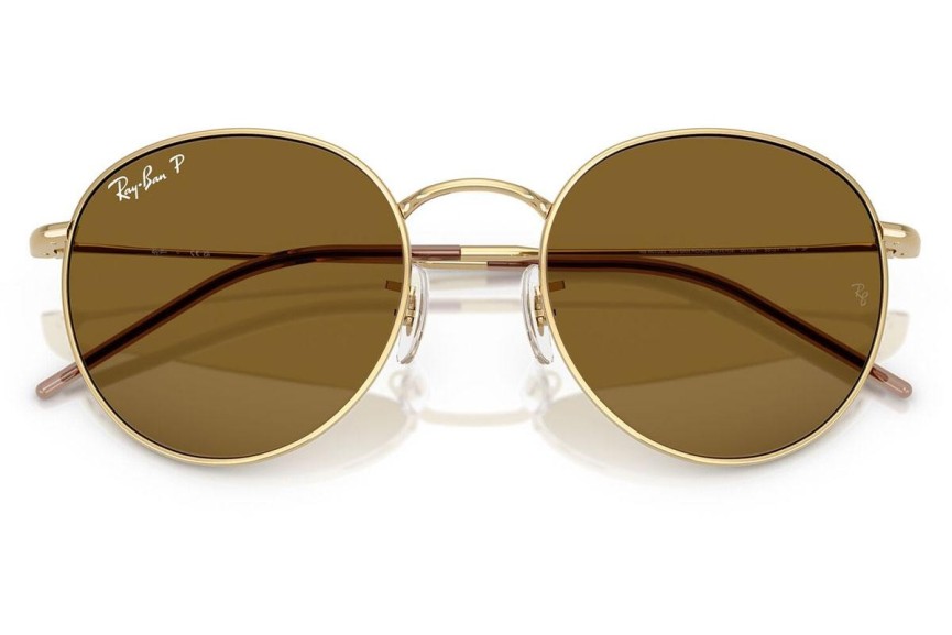 Solbriller Ray-Ban RBR0103S 001/83 Polarized Rund Guld