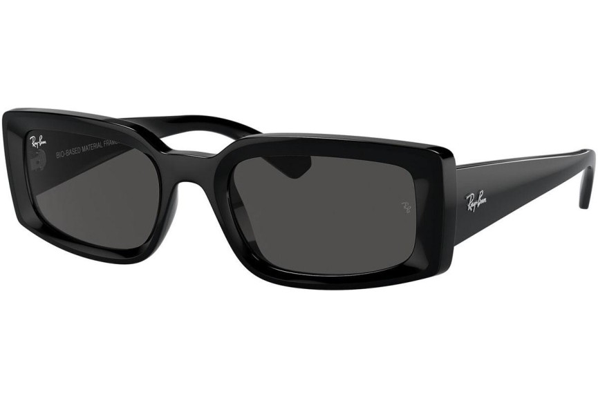 Solbriller Ray-Ban Kiliane RB4395 667787 Rektangulær Sort