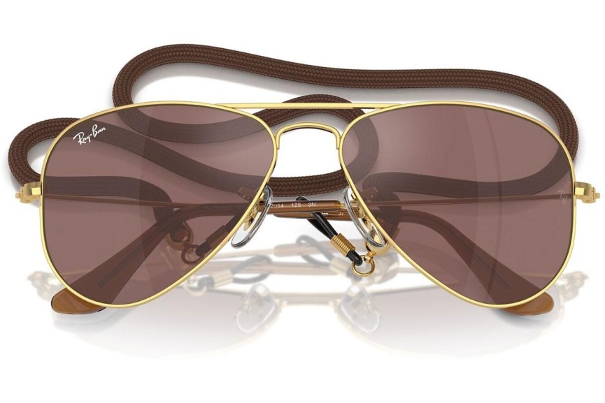 Solbriller Ray-Ban Junior Aviator Junior RJ9506S 223/6G Pilot Guld