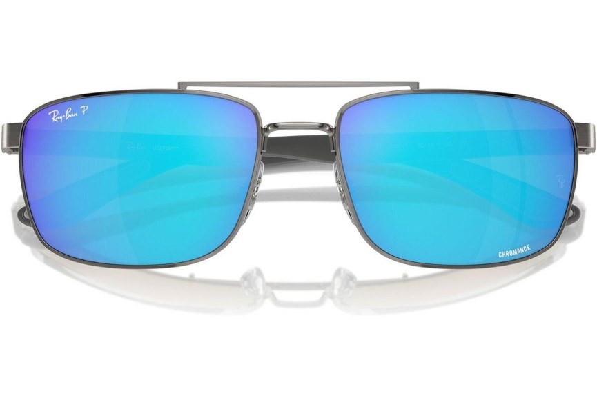 Solbriller Ray-Ban RB3737CH 004/A1 Polarized Rektangulær Grå