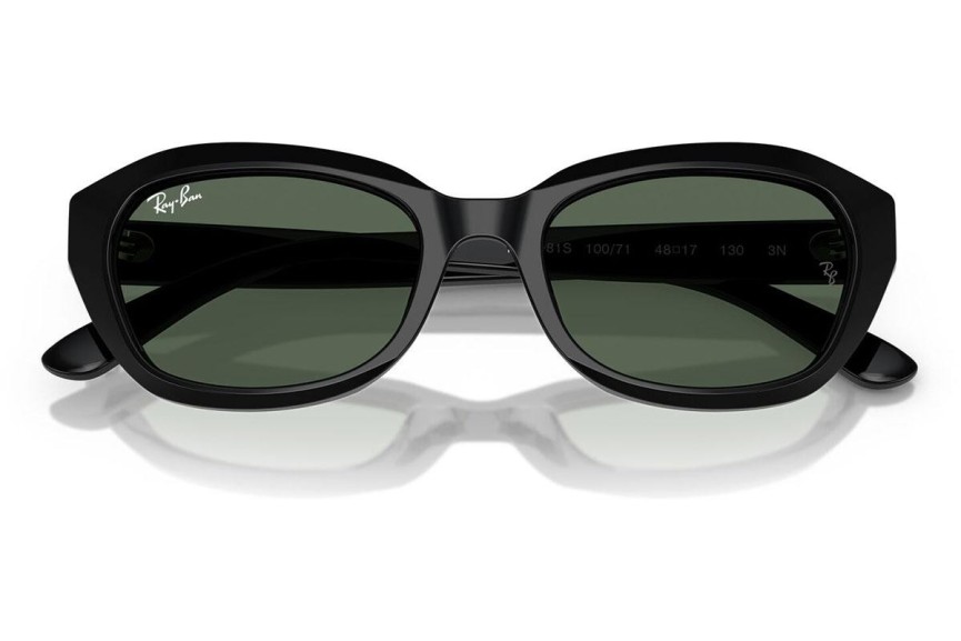 Solbriller Ray-Ban Junior RJ9081S 100/71 Rektangulær Sort