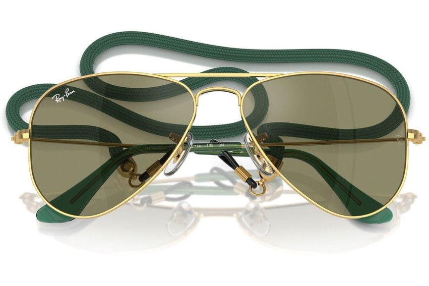 Solbriller Ray-Ban Junior Aviator Junior RJ9506S 223/6R Pilot Guld