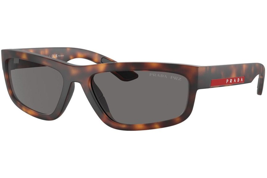 Solbriller Prada Linea Rossa PS05ZS 17X02G Polarized Rektangulær Havana