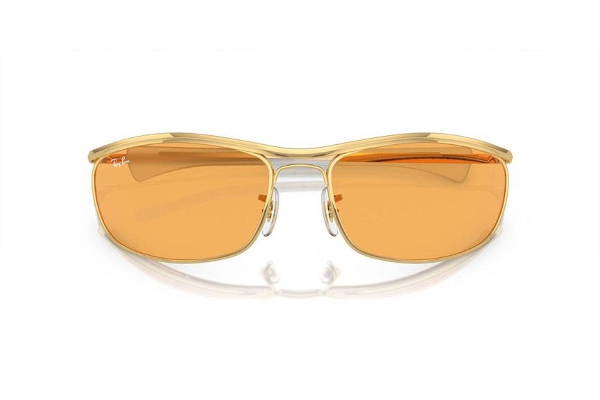 Solbriller Ray-Ban Olympian I Deluxe RB3119M 001/13 Rektangulær Guld