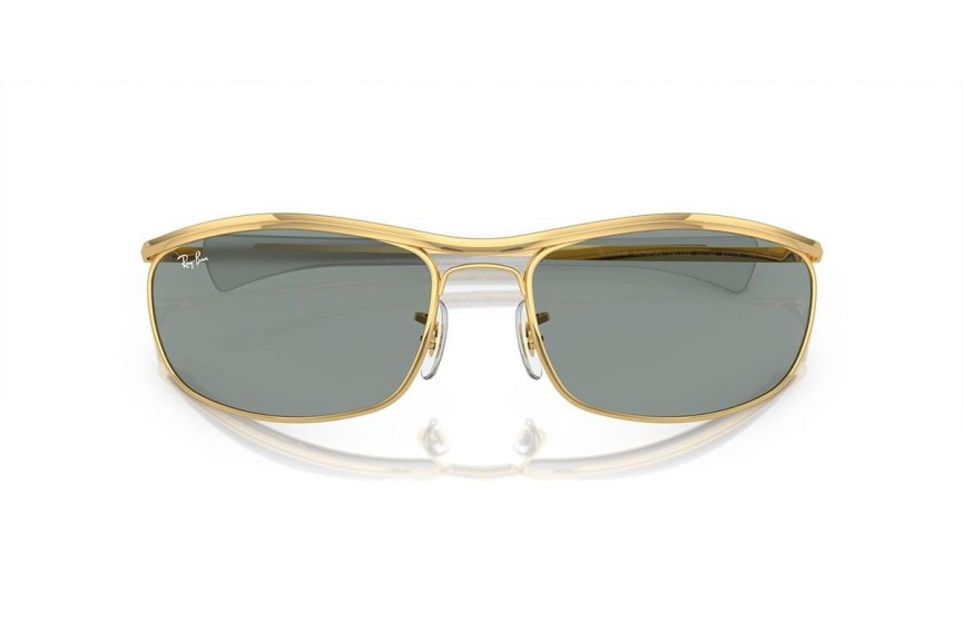 Solbriller Ray-Ban Olympian I Deluxe RB3119M 001/56 Rektangulær Guld