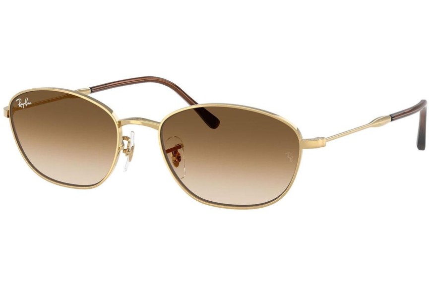 Solbriller Ray-Ban RB3749 001/51 Rektangulær Guld