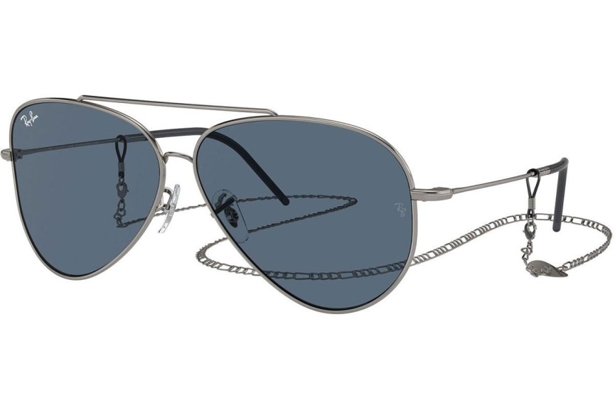 Solbriller Ray-Ban Aviator Reverse RBR0101S 004/3A Pilot Sølv