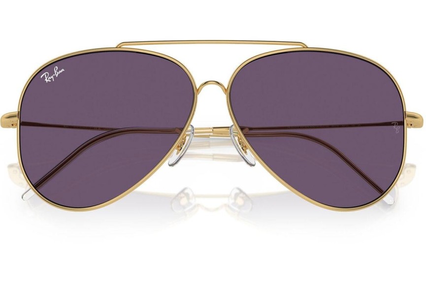 Solbriller Ray-Ban Aviator Reverse RBR0101S 001/1A Pilot Guld