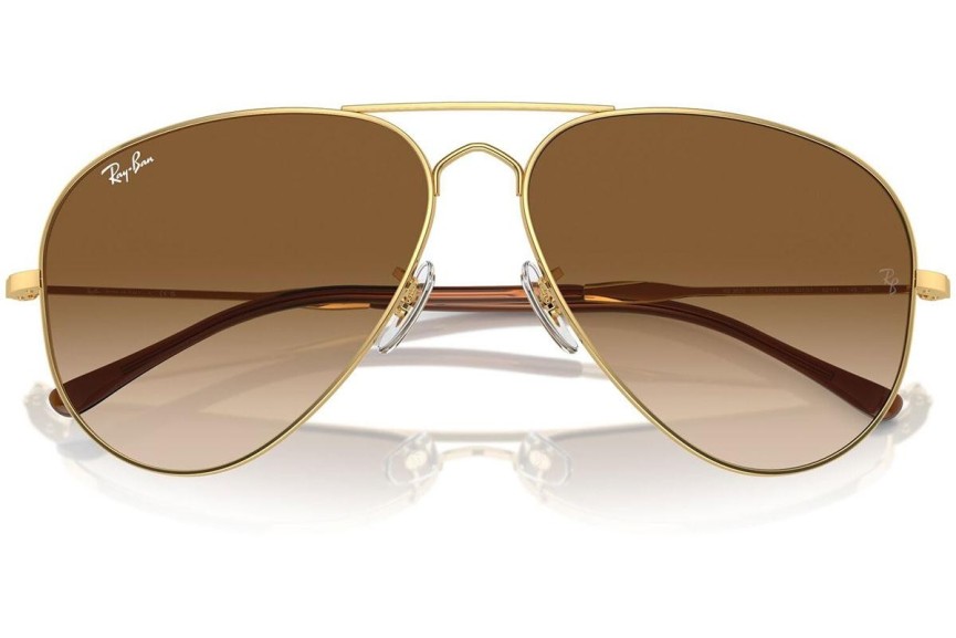 Solbriller Ray-Ban RB3825 001/51 Pilot Guld