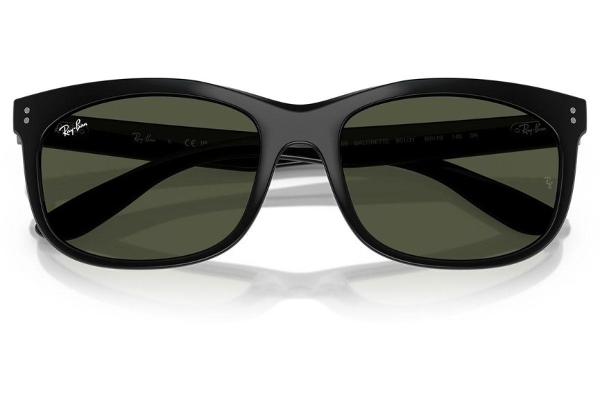 Solbriller Ray-Ban RB2389 901/31 Rektangulær Sort