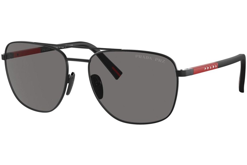 Solbriller Prada Linea Rossa PS54ZS 1BO02G Polarized Oval Sort