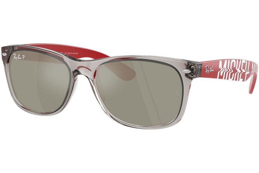 Solbriller Ray-Ban New Wayfarer RB2132 679759 Polarized Firkantet Grå