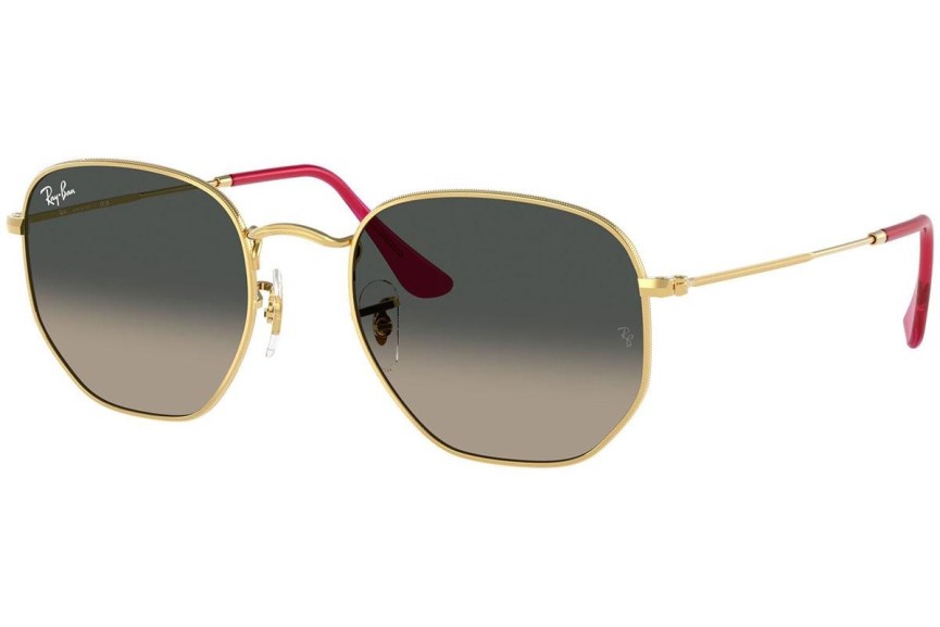 Solbriller Ray-Ban Hexagonal RB3548N 001/71 Rund Guld