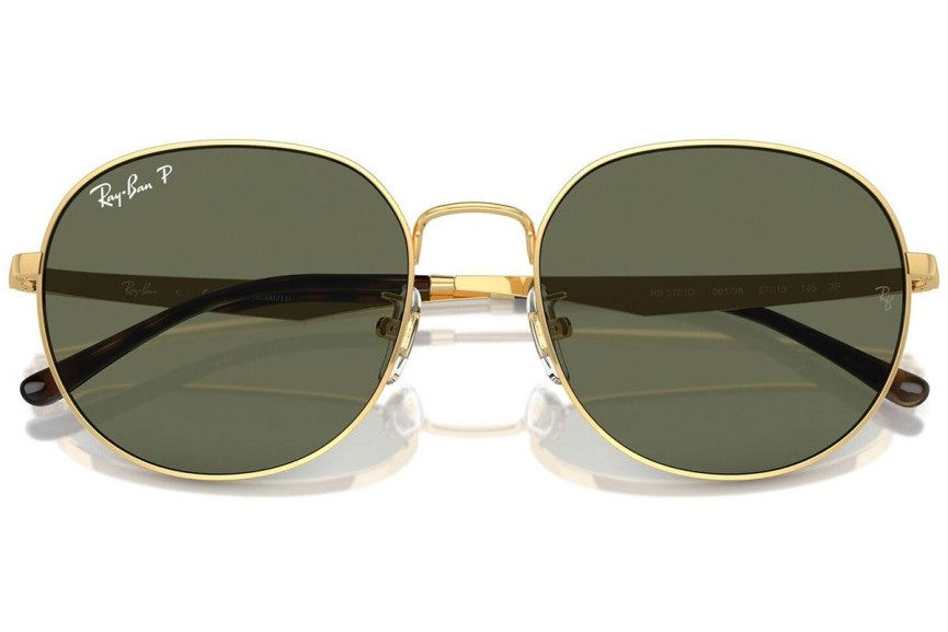 Solbriller Ray-Ban RB3727D 001/9A Polarized Rund Guld