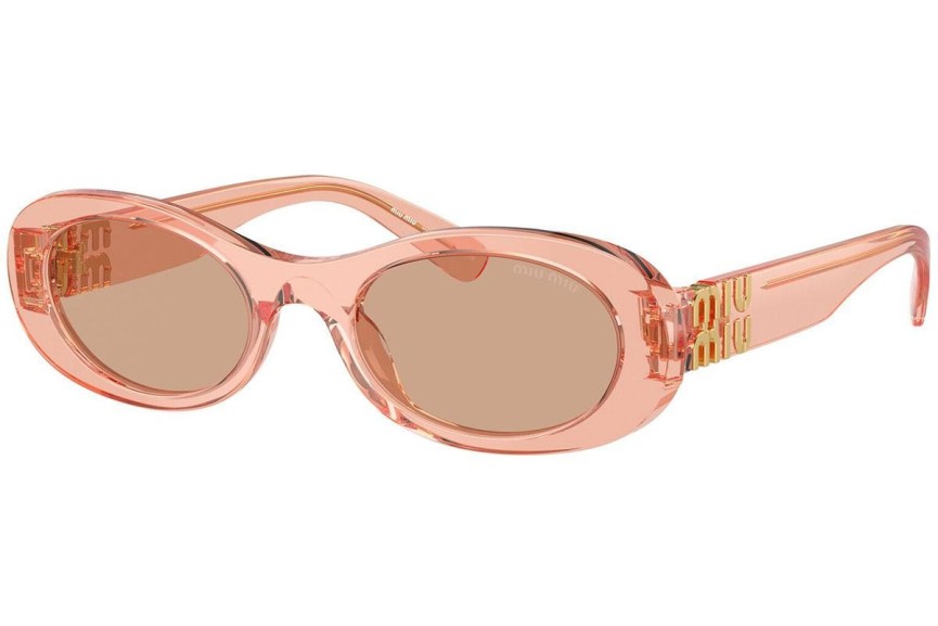 Solbriller Miu Miu MU06ZS 13T1P1 Oval Pink