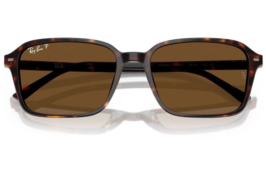 Solbriller Ray-Ban RB2231 902/57 Polarized Firkantet Havana