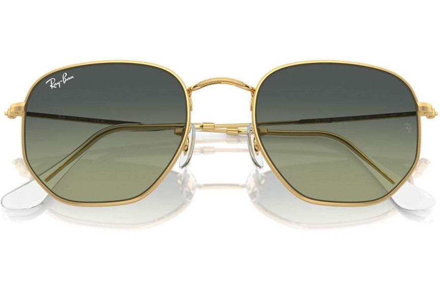 Solbriller Ray-Ban Hexagonal RB3548 001/BH Pilot Guld