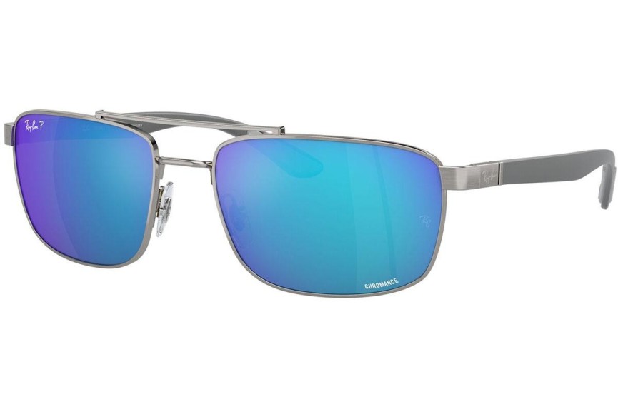 Solbriller Ray-Ban RB3737CH 004/A1 Polarized Rektangulær Grå