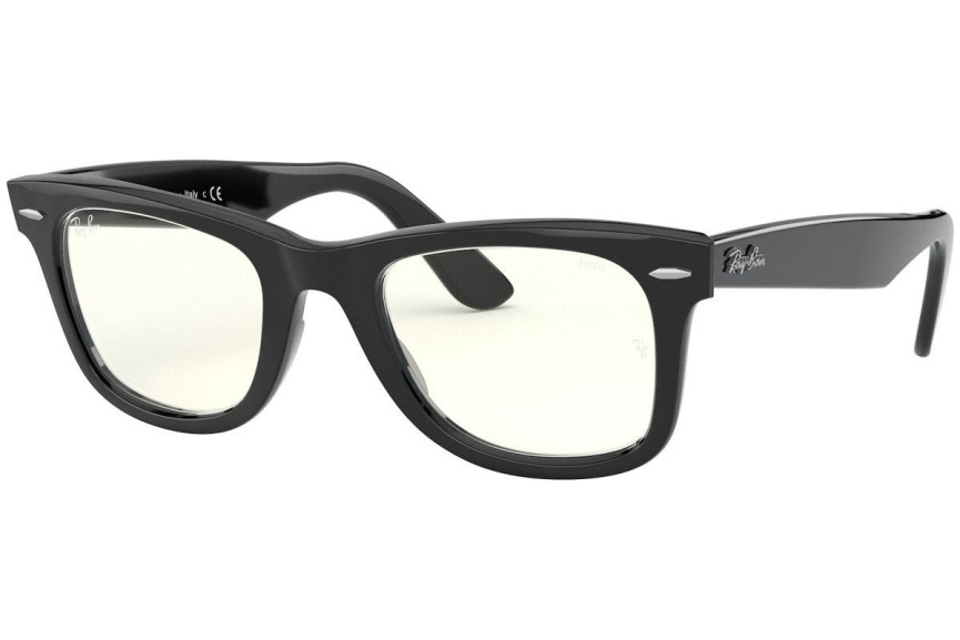 Solbriller Ray-Ban Wayfarer Everglasses RB2140 901/5F Firkantet Sort