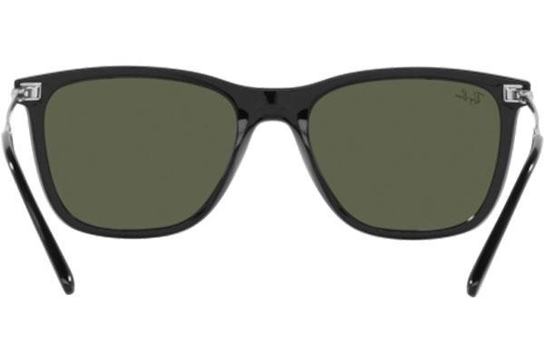 Solbriller Ray-Ban RB4344 601/31 Firkantet Sort