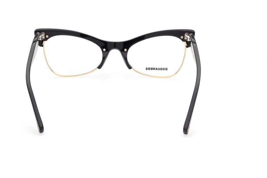 Briller Dsquared2 DQ5332 001 Cat Eye Sort