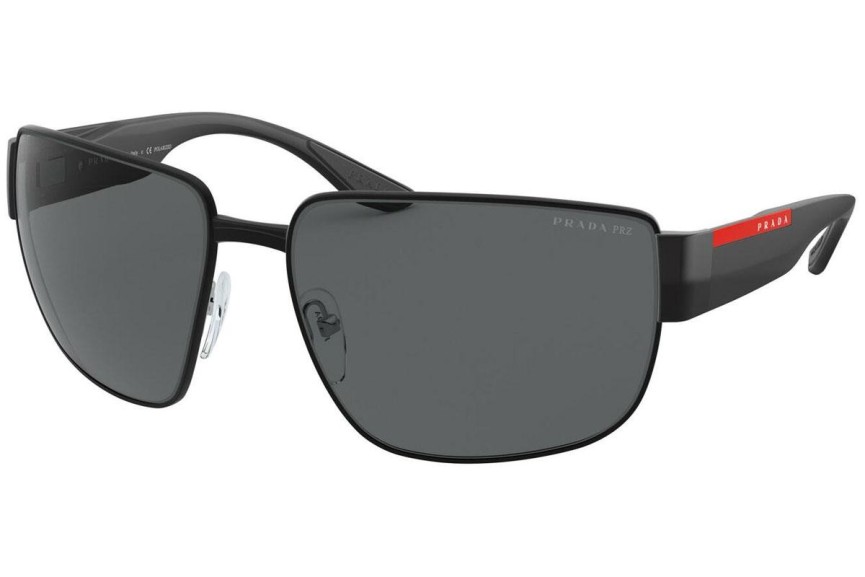 Solbriller Prada Linea Rossa PS56VS 1BO02G Polarized Firkantet Sort