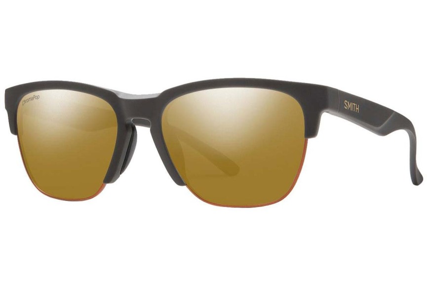 Solbriller Smith Haywire FRE/QE Polarized Browline Grå