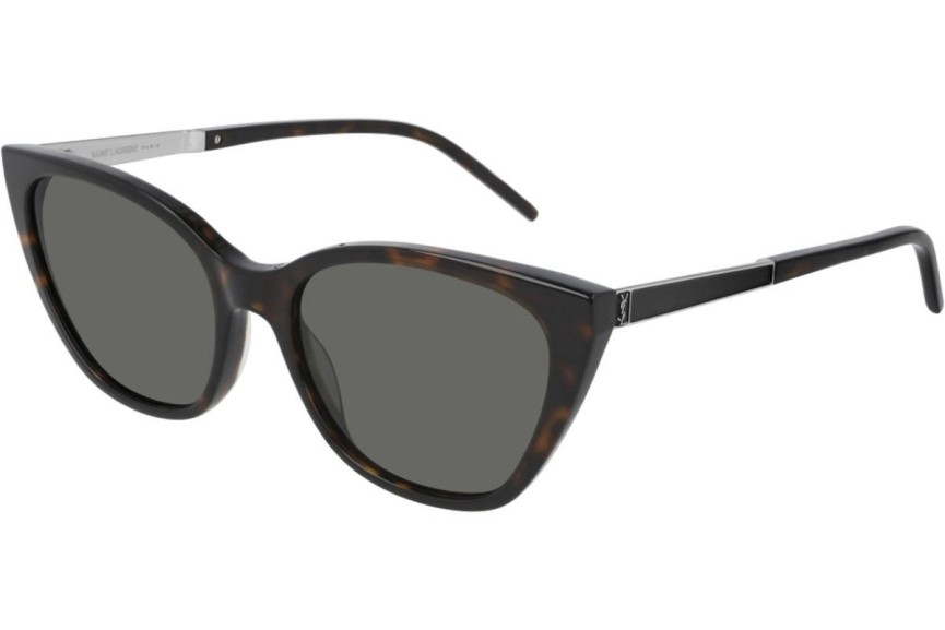 Solbriller Saint Laurent SLM69 002 Cat Eye Havana