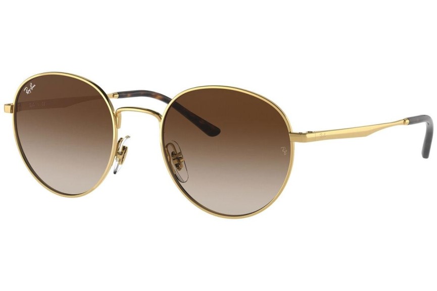 Solbriller Ray-Ban RB3681 001/13 Rund Guld