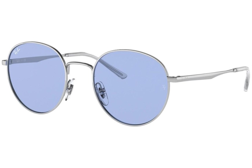 Solbriller Ray-Ban RB3681 003/80 Rund Sølv