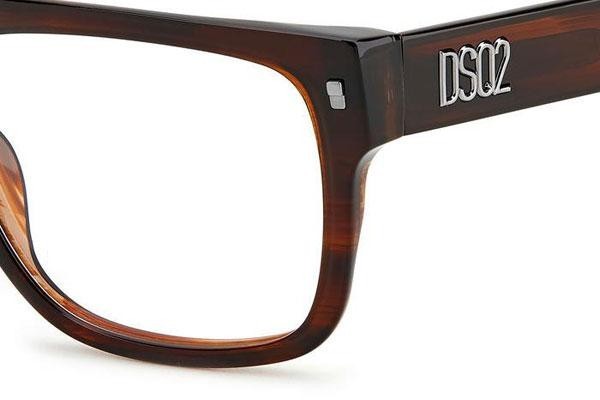 Briller Dsquared2 D20036 EX4 Flat Top Havana