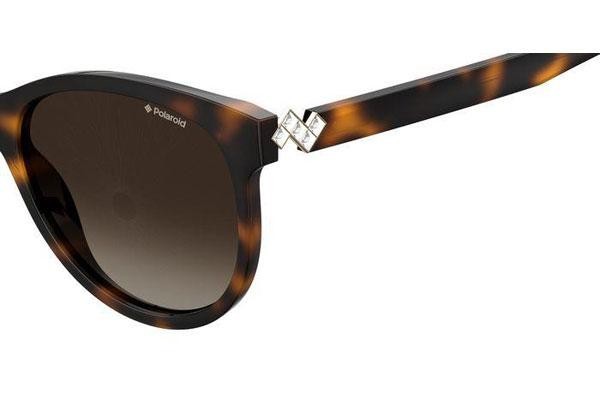 Solbriller Polaroid PLD4079/S/X 086/LA Polarized Rund Havana