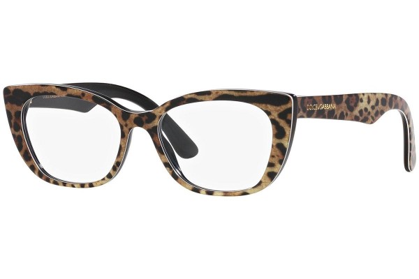 Briller Dolce & Gabbana DX3357 3163 Cat Eye Havana