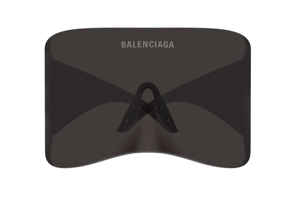 Solbriller Balenciaga BB0288S 001 Enkelt lense | Shield Grå