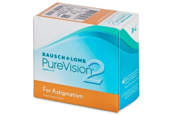 Månedlige PureVision2 for Astigmatism (6 linser)