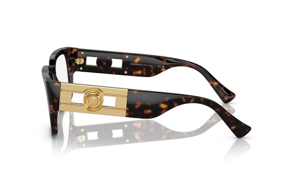 Briller Versace VE3350 108 Firkantet Havana