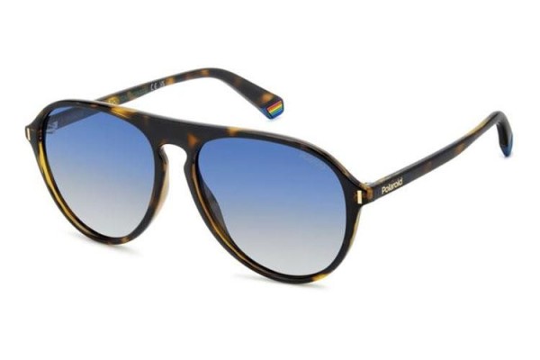 Solbriller Polaroid PLD6225/S 086/Z7 Polarized Pilot Havana