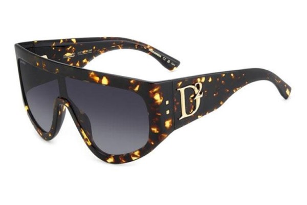 Solbriller Dsquared2 D20149/S 086/9O Enkelt lense | Shield Havana