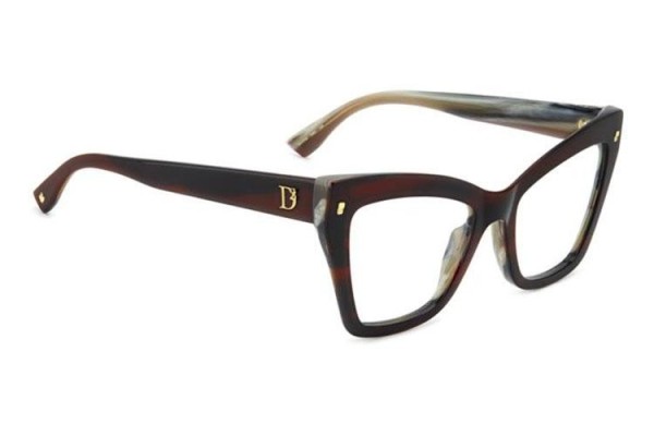 Briller Dsquared2 D20152 K4G Cat Eye Rød