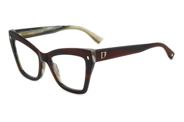 Briller Dsquared2 D20152 K4G Cat Eye Rød