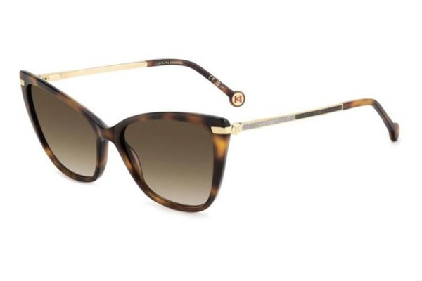 Solbriller Carolina Herrera HER0262/S 086/HA Cat Eye Havana