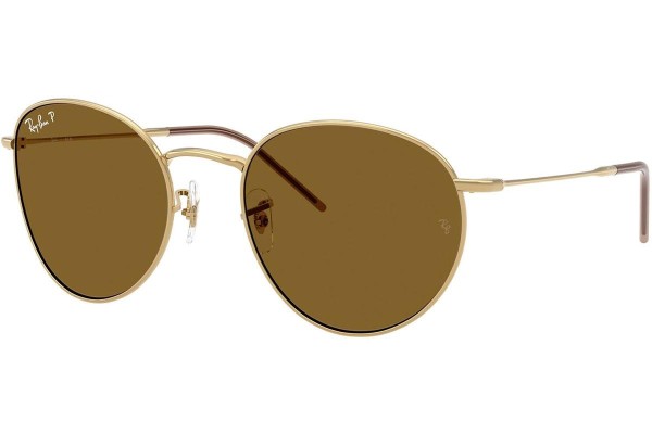 Solbriller Ray-Ban RBR0103S 001/83 Polarized Rund Guld