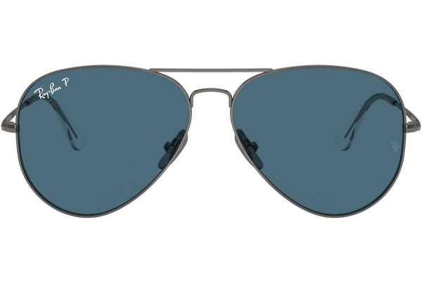 Solbriller Ray-Ban RB8089 165/S2 Polarized Pilot Sølv