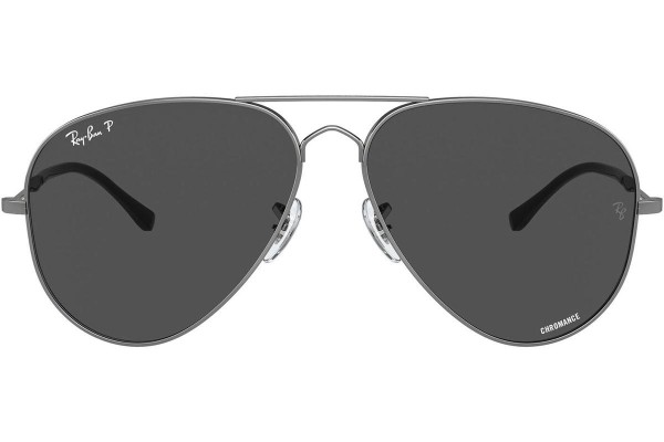 Solbriller Ray-Ban RB3825 004/K8 Polarized Pilot Grå