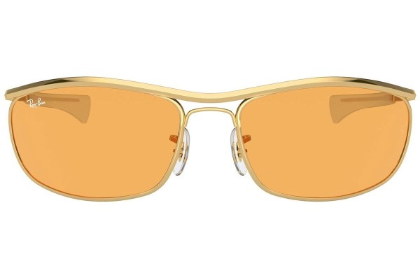 Solbriller Ray-Ban Olympian I Deluxe RB3119M 001/13 Rektangulær Guld