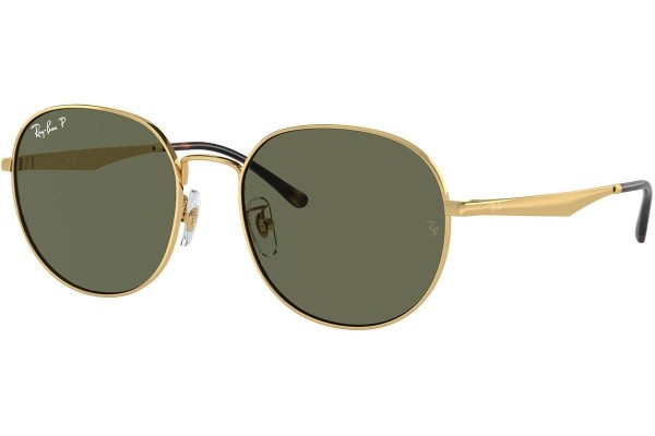 Solbriller Ray-Ban RB3727D 001/9A Polarized Rund Guld