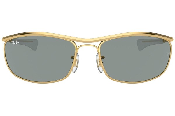 Solbriller Ray-Ban Olympian I Deluxe RB3119M 001/56 Rektangulær Guld