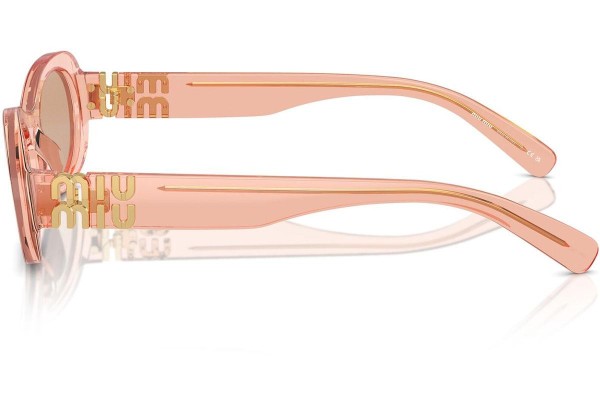 Solbriller Miu Miu MU06ZS 13T1P1 Oval Pink