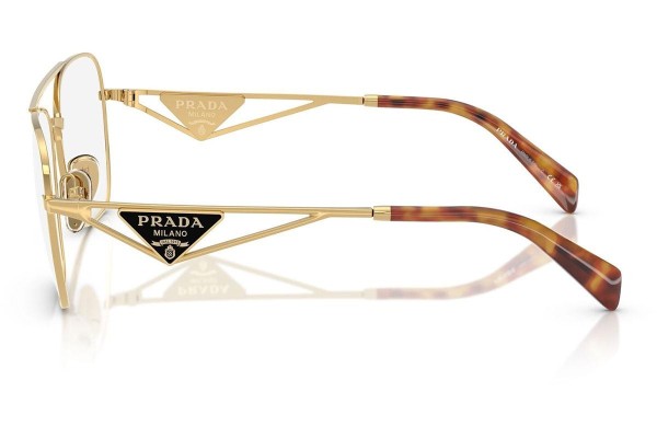 Briller Prada PRB50V 5AK1O1 Pilot Guld