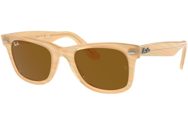 Solbriller Ray-Ban Wayfarer RB2140F 140833 Firkantet Brun